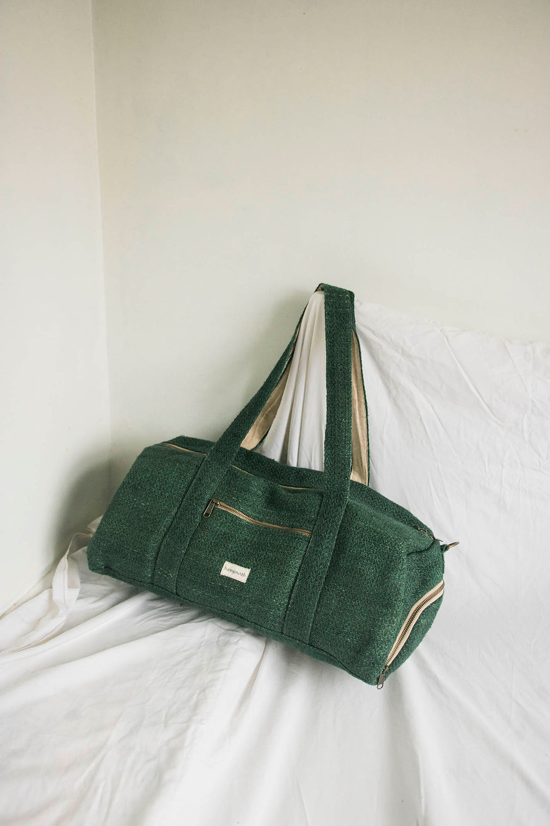 Eco-Friendly Hemp Weekeder bag | Duffle Bag | Natural weekender