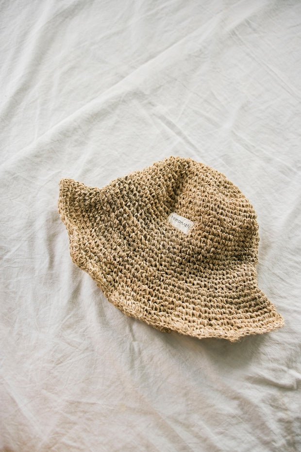 hemp knitted hat summer