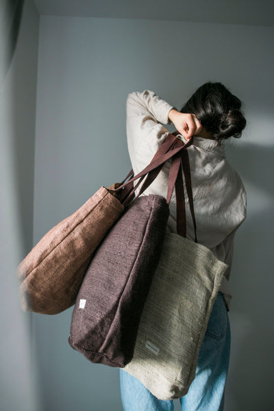 Eco-friendly hemp tote, sustainable hemp tote, bazaar tote bag